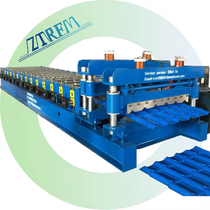 glazed tile roofing sheet machine