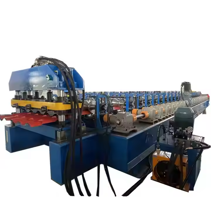 glazed tile roofing sheet machine